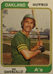 1974 Topps Baseball Cards      444     Vic Davalillo